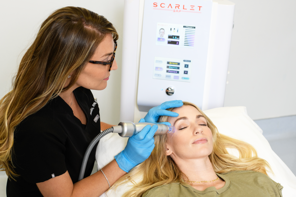 RadioFrequency with Microneedling and Exosomes​